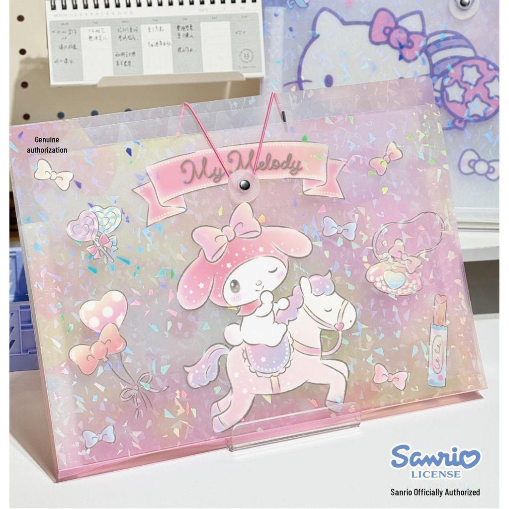 Sanrio Accordion Bag: Large Capacity Multi-Pocket A4 Student Folder