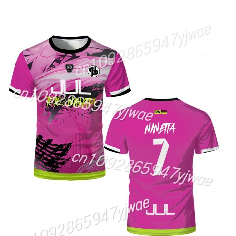 Мужская футбольная мужская футболка Jul Maillot Высокое качество Короткий рукав Футзальная футбольная форма Женская футболка 90 минут MM9