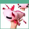 Cute Axolotl New Animal Salamander Plush Doll Hexagonal Dinosaur Doll Gift Doll