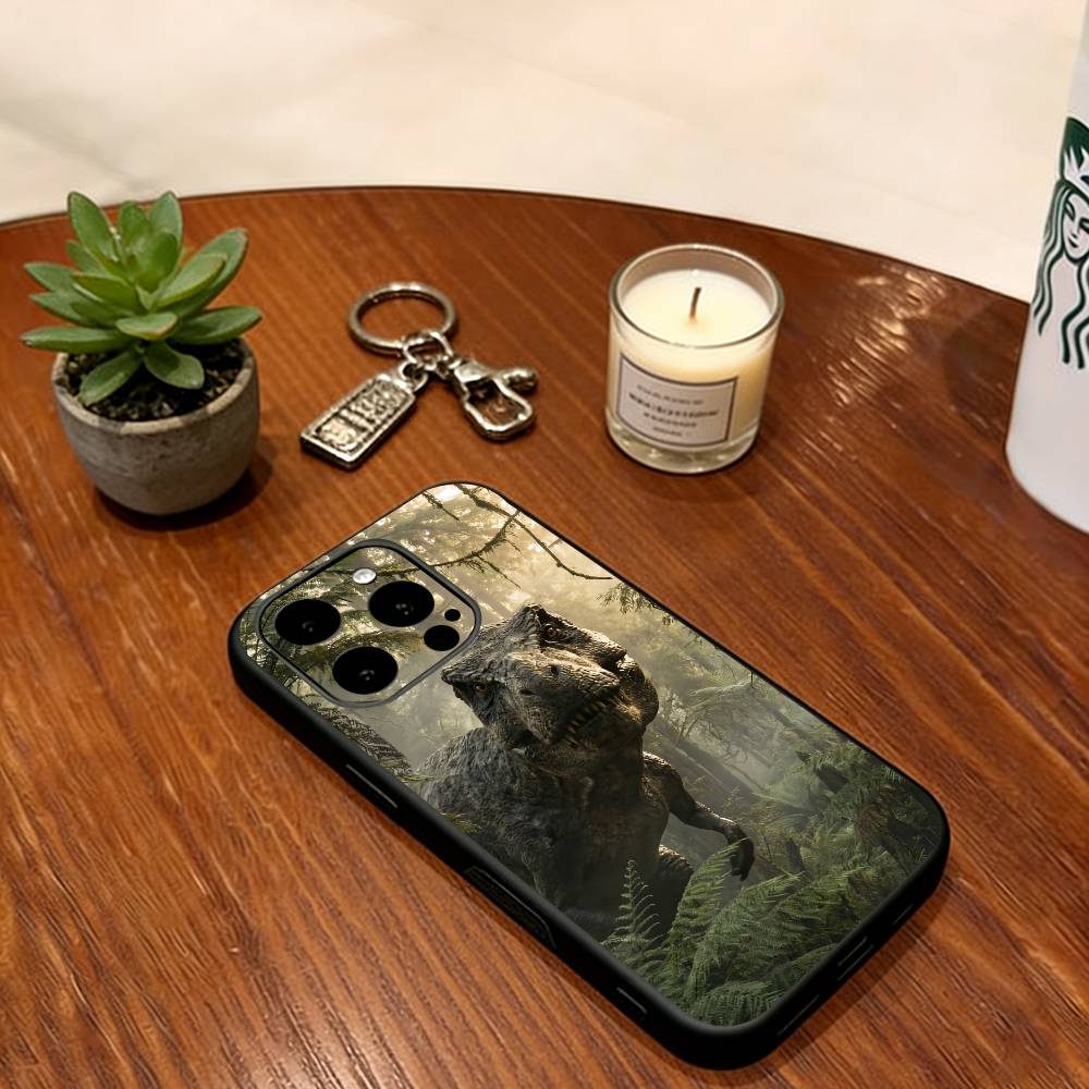 Dinosaur Phone Case Silicone Soft For IPhone 17 16 15 14 13 12 11 X XR Plus Pro Max Plus