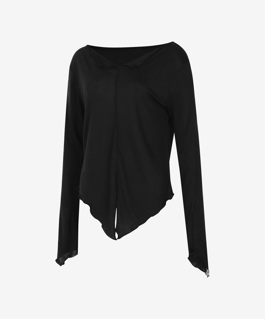 GRANDE LINE Slit Tie-Up Long Sleeve_5 Colors