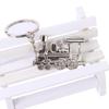 Design Metal Keyring Rock Fob Silver Punk Train Steam Holder Key Chains