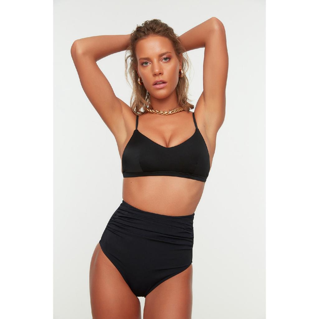 Черные трусики бикини для похудения с высокой талией Tbess20ba0018