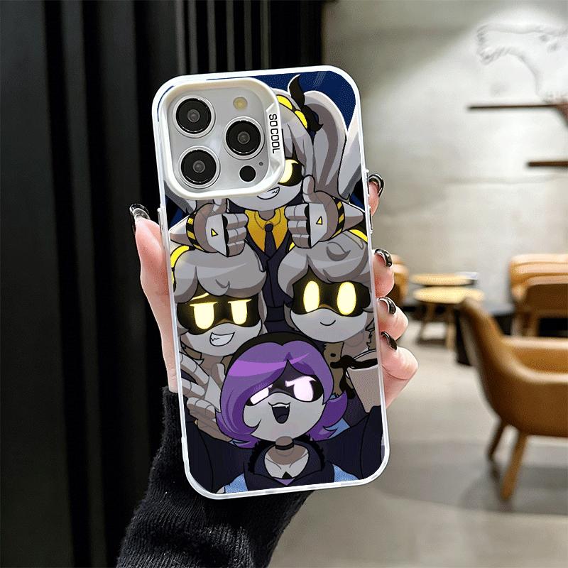M-Murder D-Drones Uzi Doorman Soft Phone Case for iPhone 15 16 17 Pro Max 17Air 16E 14 Plus 13 12 Mini Shockproof Cover Back She
