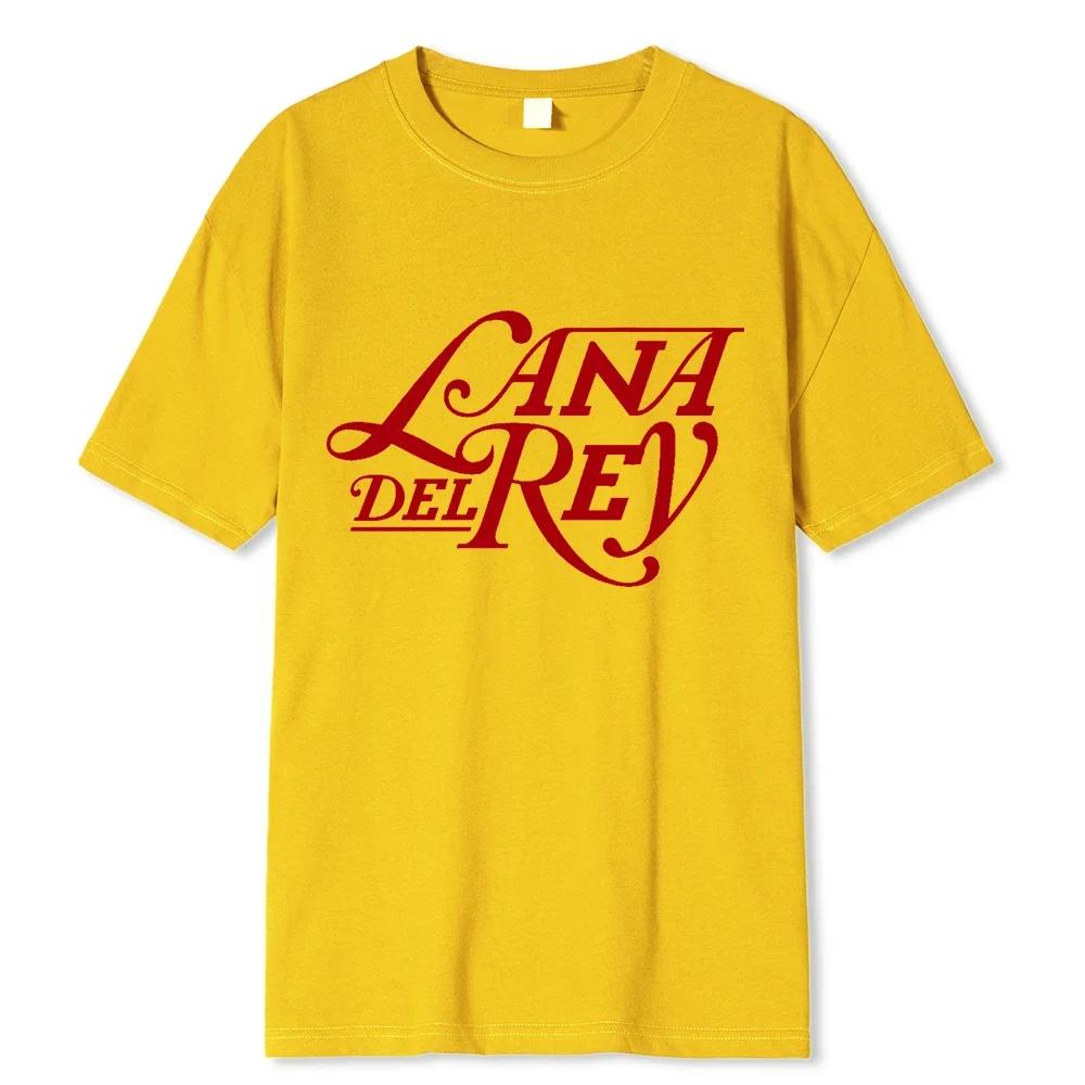 Lana Del Rey Harajuku Casual Anime T-shirt Hip Hop Mangacomic Tshirt Cute Cartoon 100% Cotton Tee-shirt PrintwoT Shirt