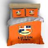 Luton Town FC Shield Design Bedding Duvet Cover Set Duvet Cover Pillowcases  (1*Duvet Cover 2*Pillowcases, without duvet insert)