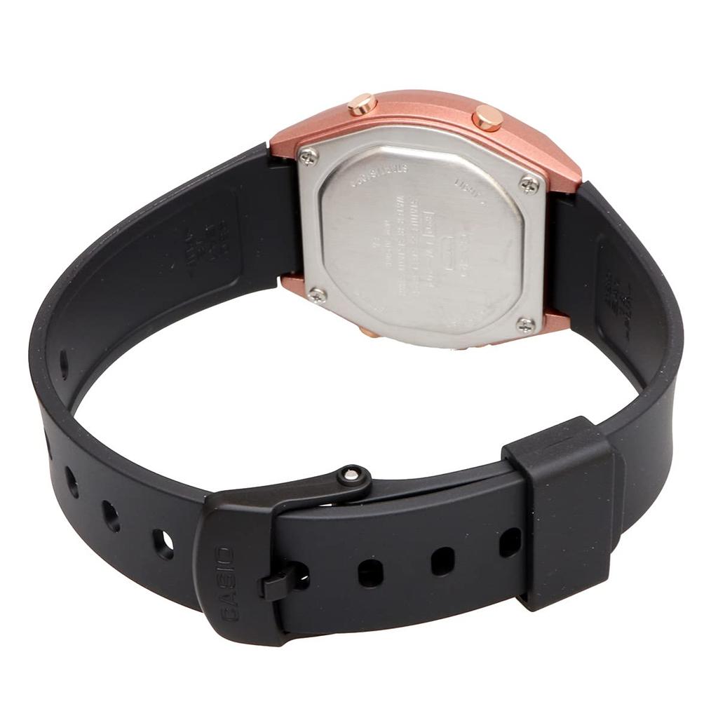 Casio Стандартные цифровые женские часы Casio BOX Overseas Модель Черный x Розовое золото [Casio] LW-204-1A [Товар]
