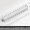 Morandi Invisible Aluminum Alloy Buckle Handles Modern Design Cabinet Wardrobe Door Knob Embedded Pull
