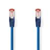 Câble Réseau CAT6 - NEDIS - CCGL85221BU100 - S/FTP - 10.0 M - Rond - LSZH - Bleu