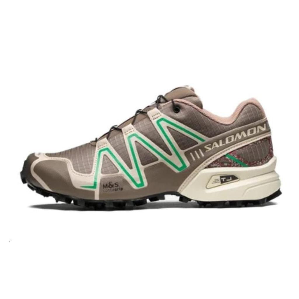 SALOMON Speedcross 3 Cushioning Low Top Outdoor Functional Shoes Unisex Shoes Brown L47311900