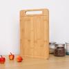 Бамбуковая разделочная доска Утолщенная Двусторонняя Разделочная доска Кухонная Разделочная панель с Вертикальным Хранением Защита от Плесени Стол для Нарезки Фруктов