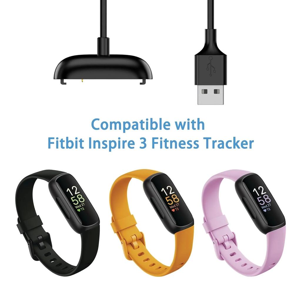 Для Fitbit Inspire 2 / Ace 3 / Fitbit Inspire3 USB Зарядное устройство Аксессуары для умных часов Быстрая зарядка Запасное зарядное устройство