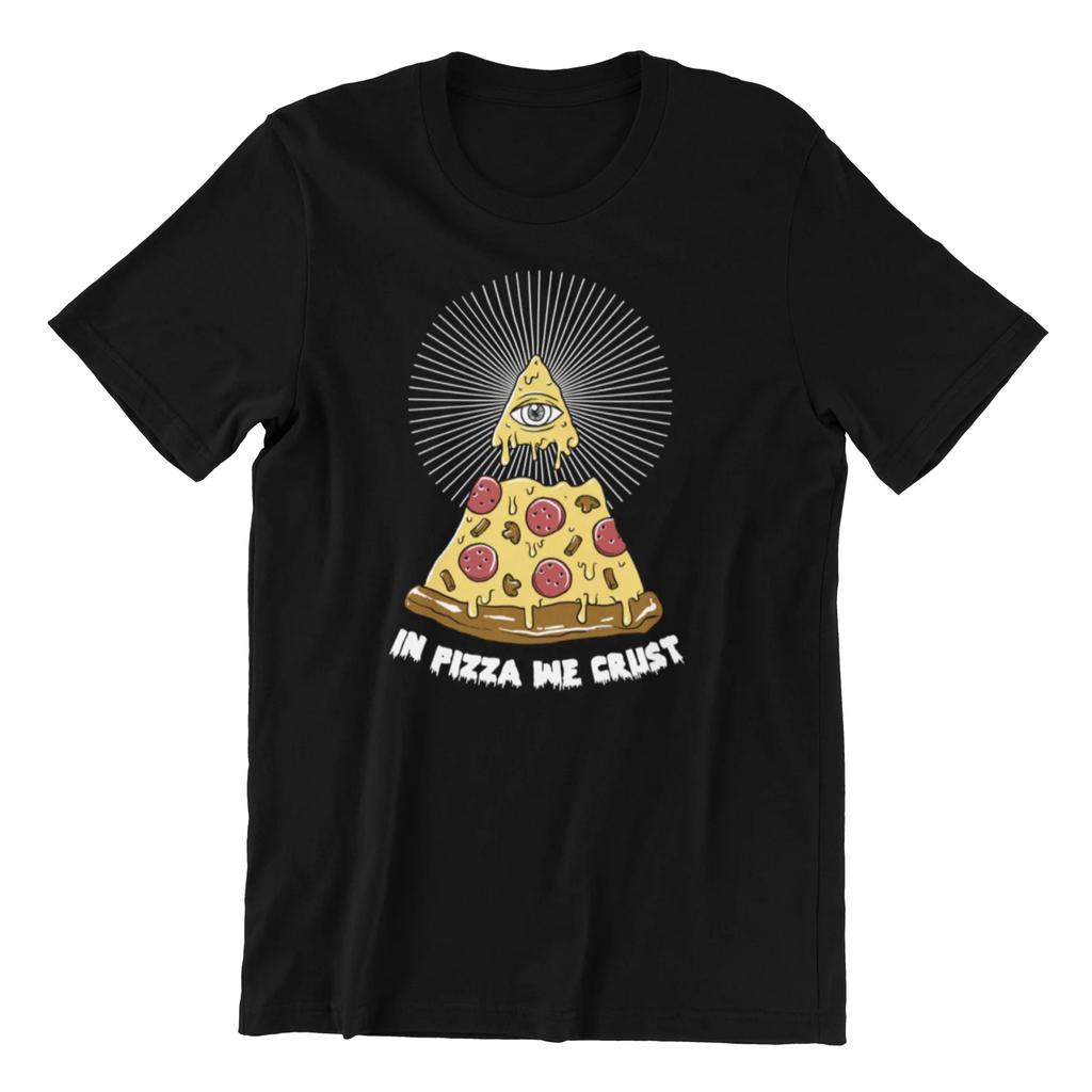 Pizza All Seeing Eye Graphic T-shirt