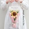 Вязаный крючком букет цветов Светящиеся светодиодные огни Вечные искусственные цветы Ручная работа Подарки на День матери
