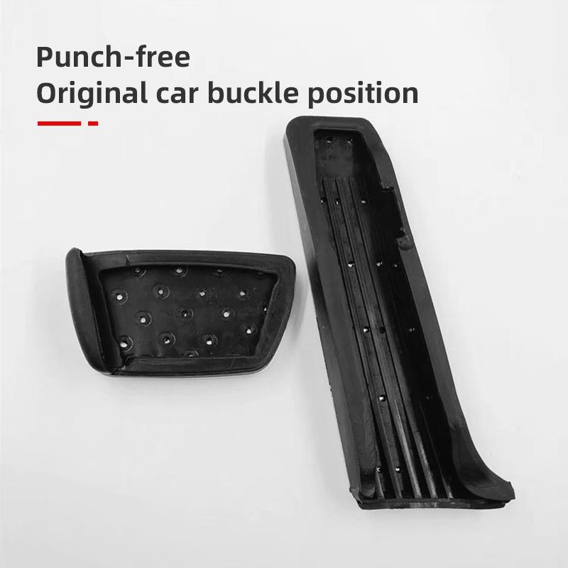 Алюминиевая автомобильная педаль для ног, накладка на педаль газа, педаль тормоза, накладка для Toyota Harrier Venza XU80 2020-2022 2023 2024 Hybrid