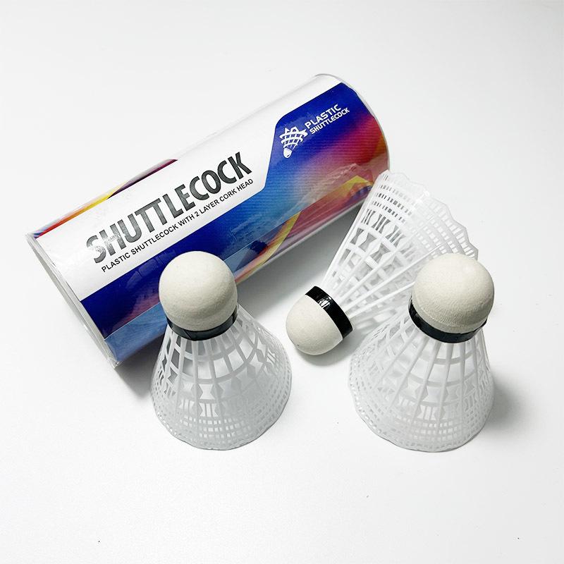 Durable Racket Comes with A Bucket of Three Balls Badminton Racket Adult Couple Maca Color Durable