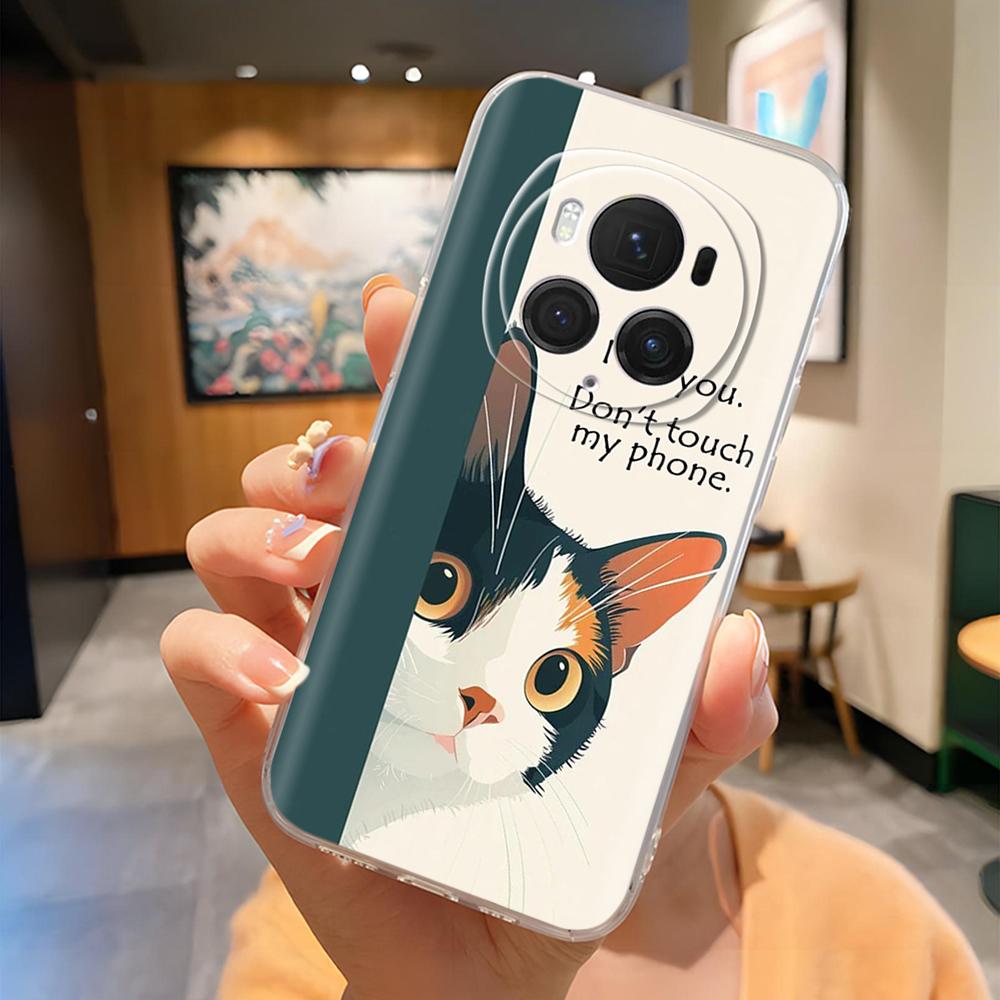 Чехол для Honor Magic 6 Pro Простые Цветы Легкий Чехол для Телефона для Huawei Honor Magic6 Magic 6Pro Мягкий Тонкий ТПУ Силиконовый Чехол