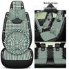 XMS Diamond Pattern 9D Car Seat Cushion, All-Season High-End Fabric, New Model Seat Cover