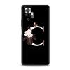 Чехол для телефона Cover для Redmi 14C 10C Note 15 14 13 12 10 11 Pro Plus K40 Мягкий ТПУ Ударопрочный Fundas Чехол Цветы Первая Буква