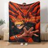 Naruto Character Personalized Name Blanket Throw Personalized Blanket Warmthful Decor for Office Livingroom Seaside Living Room for All Occasions