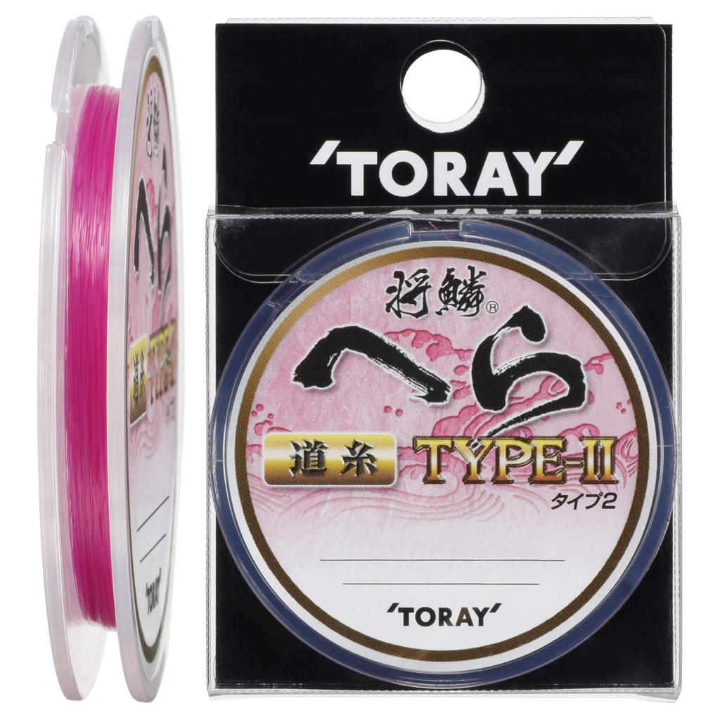 Леска нейлоновая Toray Shorin Type 2, 50 м, 0.8, Страстно-розовый