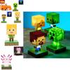 3D Ночник Персонаж Minecraft со Свечением LED для Декора Детской Комнаты