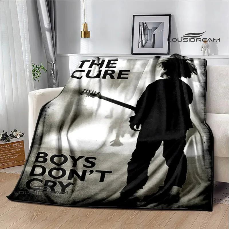 Рок-группа The cure Печатные одеяла Плед для пикника Теплые фланелевые одеяла Мягкое и удобное одеяло постельное белье Подарок на день рождения