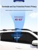 Tesla ModelY Camping Privacy Sunshade Curtains for Side Windows - Blackout & Insulation