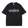 Comfortable Men's Short Sleeve 100% Cotton Crew Neck Casual T-shirt Fashionable 2025 Summer Sports Gamer Print Men Tee Tops