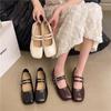 Spring 2025 New French Retro Versatile Fairy Style Single Shoes Korean Version Low-heeled Soft-soled Single Shoes Women's Skirt