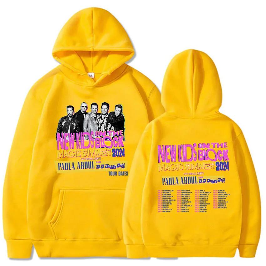Толстовка NKOTB-B The Magic Summer Tour Sudaderas Para Mujer Женская одежда Moletom с длинным рукавом Уличная одежда Топ