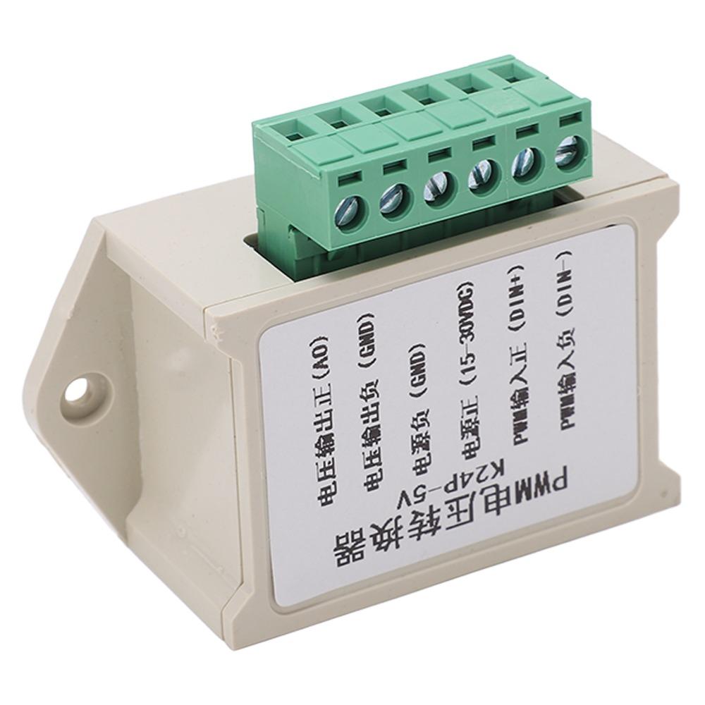 24V To 0-5V PWM Signal Converter With Shell Voltage Adapter Instrument Interface