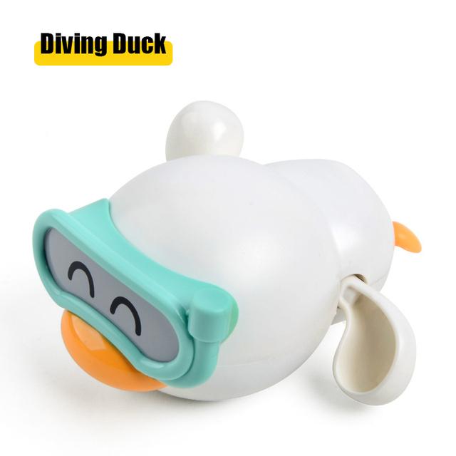 Baby Toys Bathing Ducks For Kids Swimming Pool Bath Toy Play Water Clockwork Bathing Bathtub Little Cute Duck Children Toys
