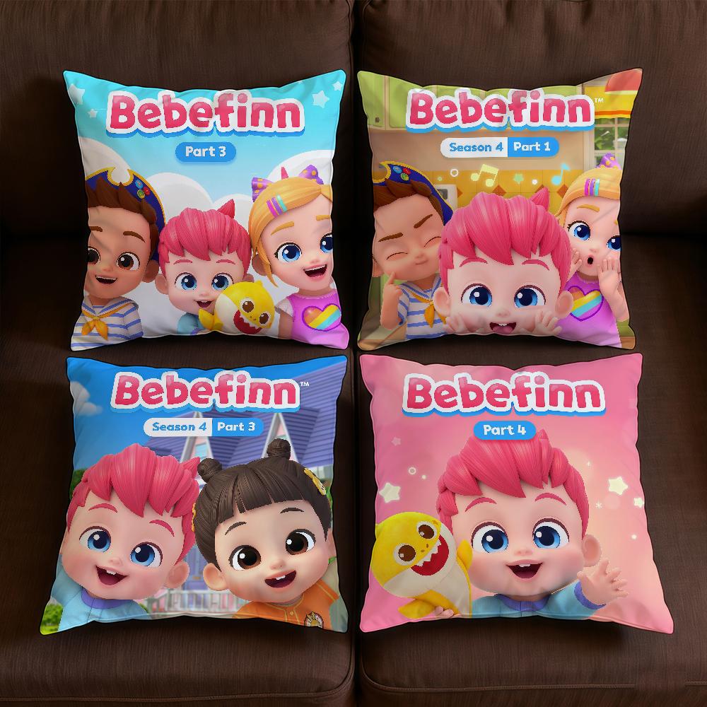 Мультяшная Подушка B-BebefinnS-ES Чехол Квадратный Декоративный Наволочка для Подушки-Пледа Диван Кровать Гостиная День Рождения Милый Подарок на Годовщину