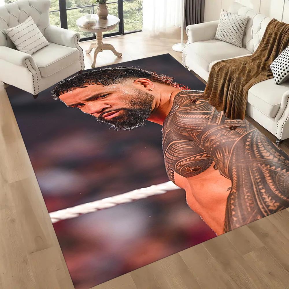 Yeet Jey Uso2 Square rugs are a great choice for living rooms, bedrooms, home décor, and as gifts.