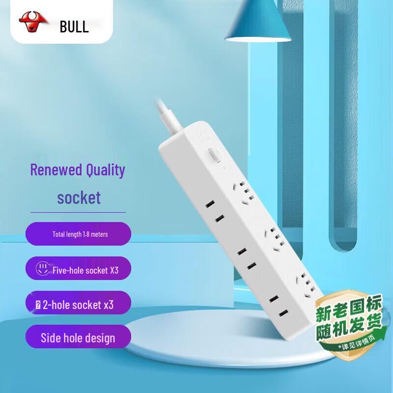 BULL GN-R5330 6-Outlet Power Strip