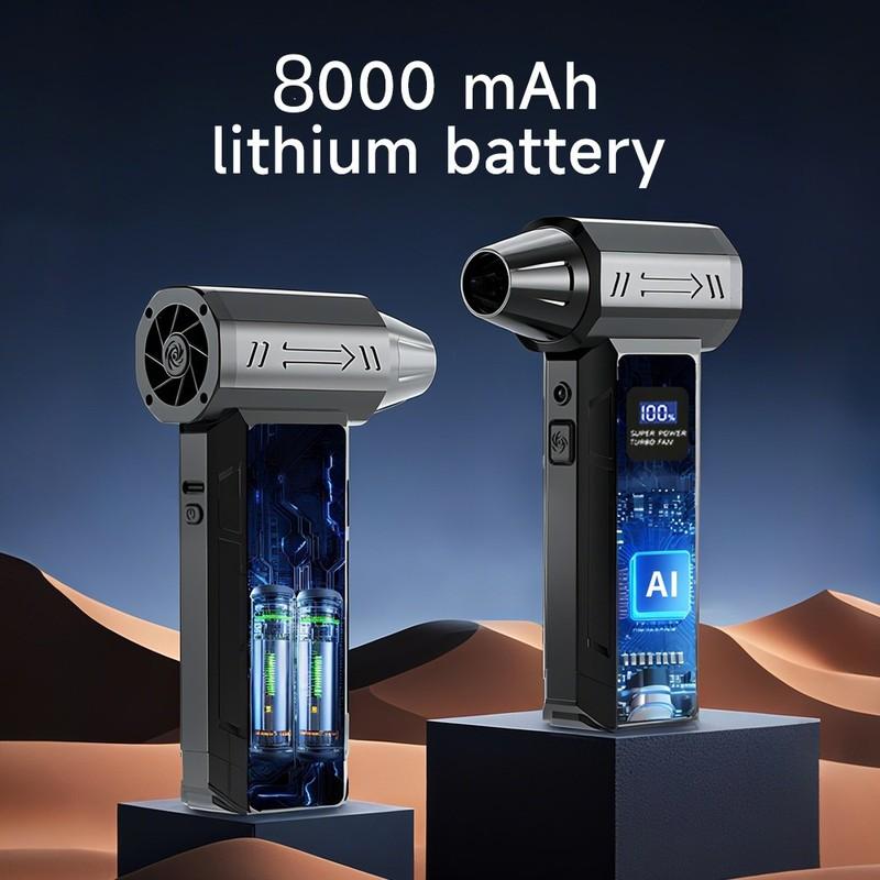 990000RPM Electric Air Blower Powerful Turbo Fan Multi-Purpose Rechargeable Blower Brushless Motor Car/PC/Home/Outdoor Tool