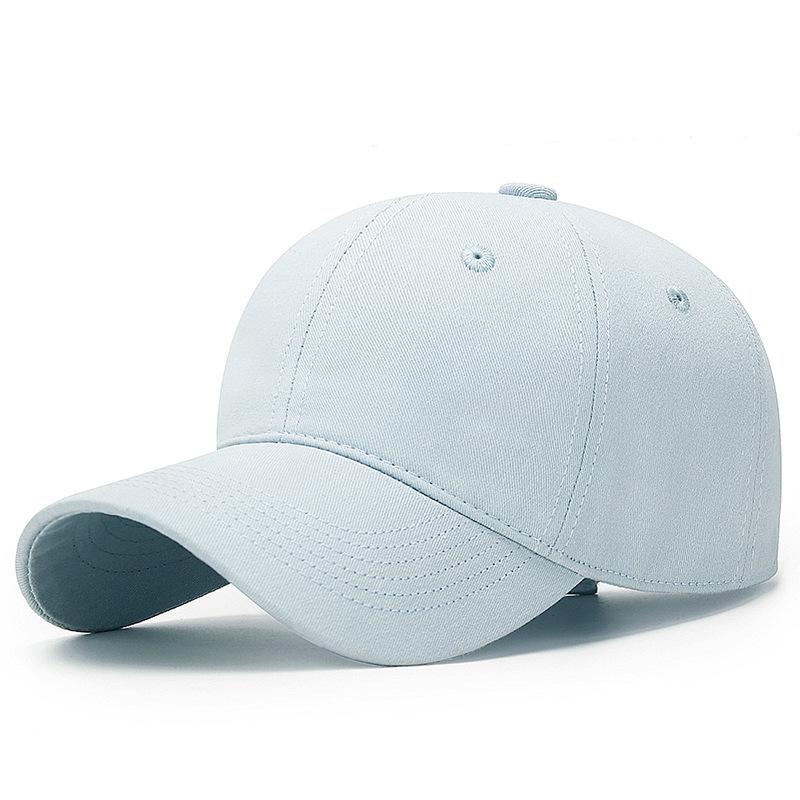 Женская бейсболка однотонная для большой головы, мужская широкополая шляпа от солнца