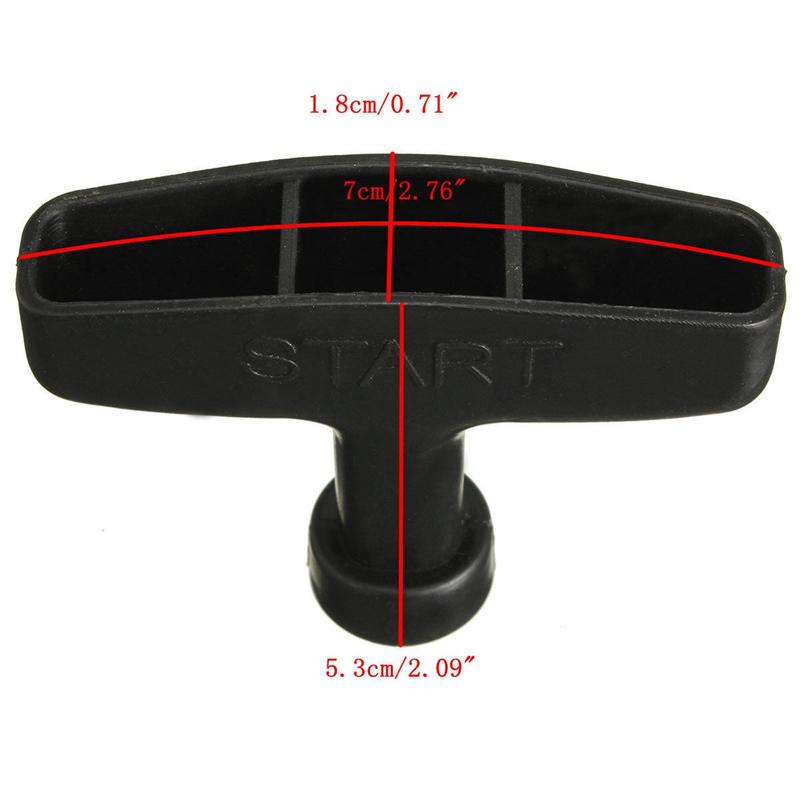 1.3м 3/4/5мм Универсальные газонокосилки Ручка для пускового троса Шнур для запуска двигателя Бензиновый Деревянная ручка Шнурок Белый