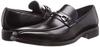 Breathable, lightweight slip-on men's business shoes, AK333, black, size 25.5cm, with a ventilated sole.