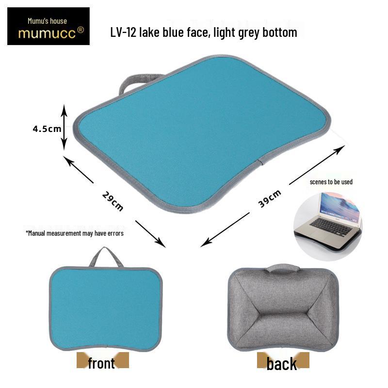 Mumujia Portable Foam Particle Laptop & Tablet Bed Desk Pillow Table