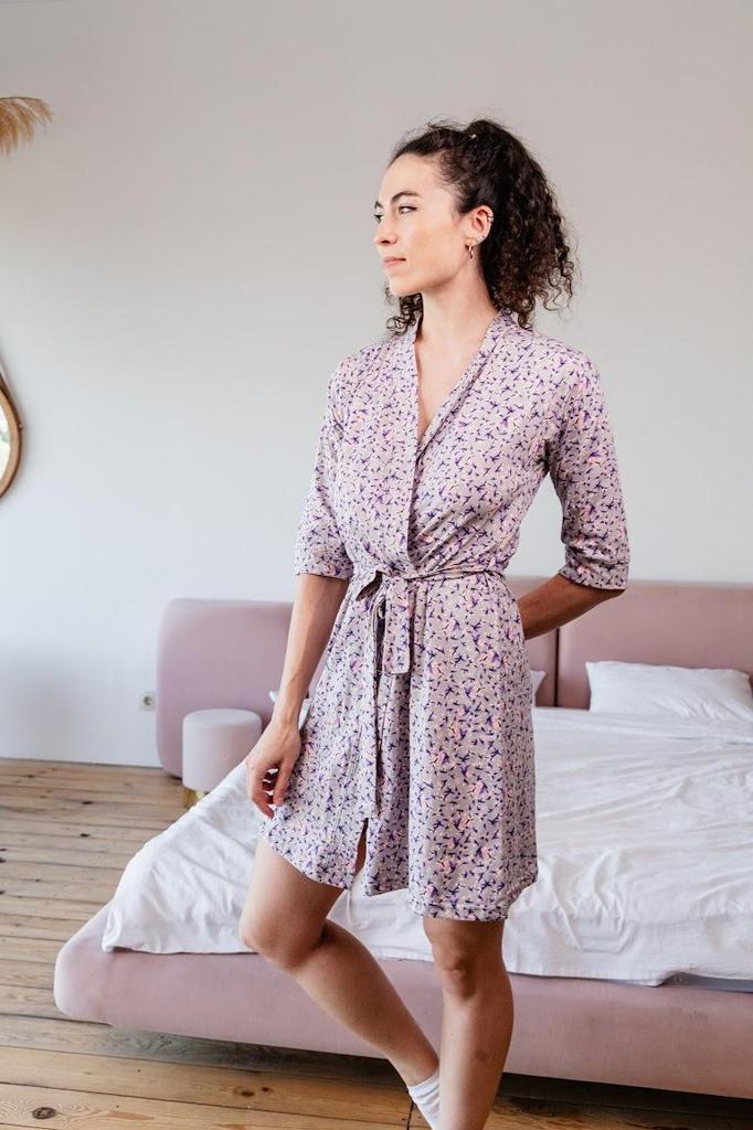 Women’s Robe and Nightgown Set – Soft, Elegant & Luxurious, Any Season, 8000-002 HC