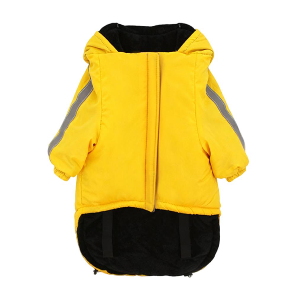 Windproof Fleece Dog Clothes Warm Pet Sweatshirt Fashion Dog Hooded Coat Outdoor