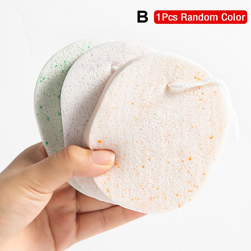 Powder Puff Sponge – Dual-Purpose for Face Cleansing and Makeup Application, Ideal for Seaweed Masks and Daily Skincare