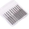 10pcs 3.175x12mm Carbide Ball End CNC Router Bits 2 Flute Spiral Milliing Cutter