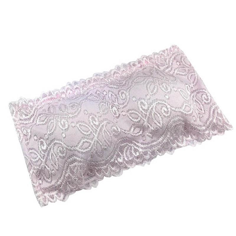 Мягкий жаккардовый кружевной бюстгальтер без бретелек для женщин и девочек в стиле бандо