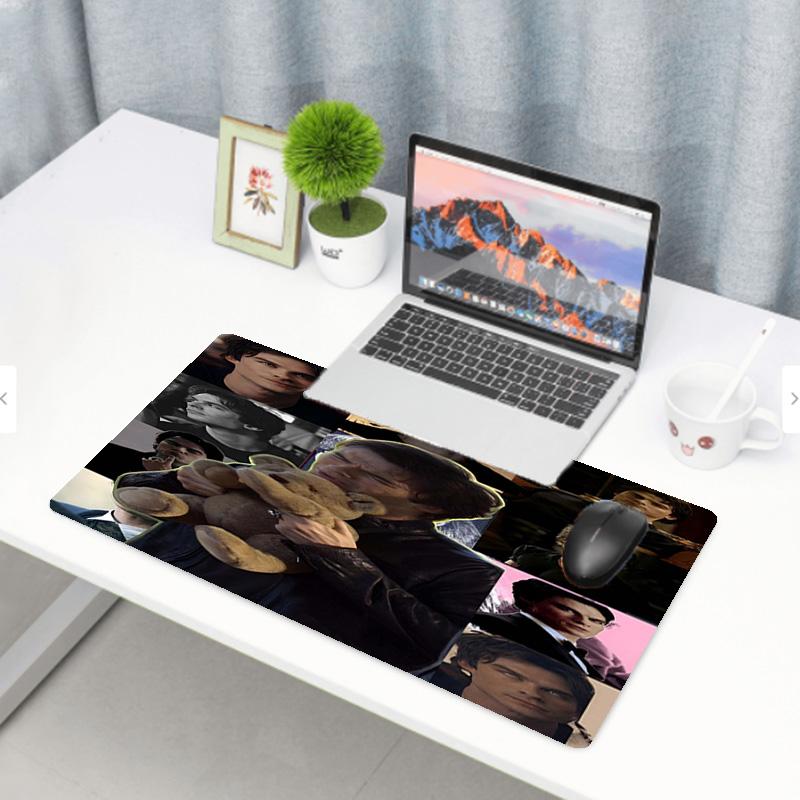 Damon Salvatore Print Mouse Pad, Anti‑Slip Desktop keyboard Mat, for PC Laptop Gaming Working Daily Use, Cool Festival Surprise Gift
