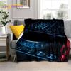 3D Vinyl Record Music DJ Screen Tape Soft Blankets,Keep Warm Throw Blanket Comfortable Blanket for Picnic Beds Sofa Home Bedroom