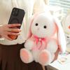 Long Ear Bunny Plushies Doll Pink Rabbit Stuffed Animals Plush Toy Holland Lop Plush Toy  Birthday