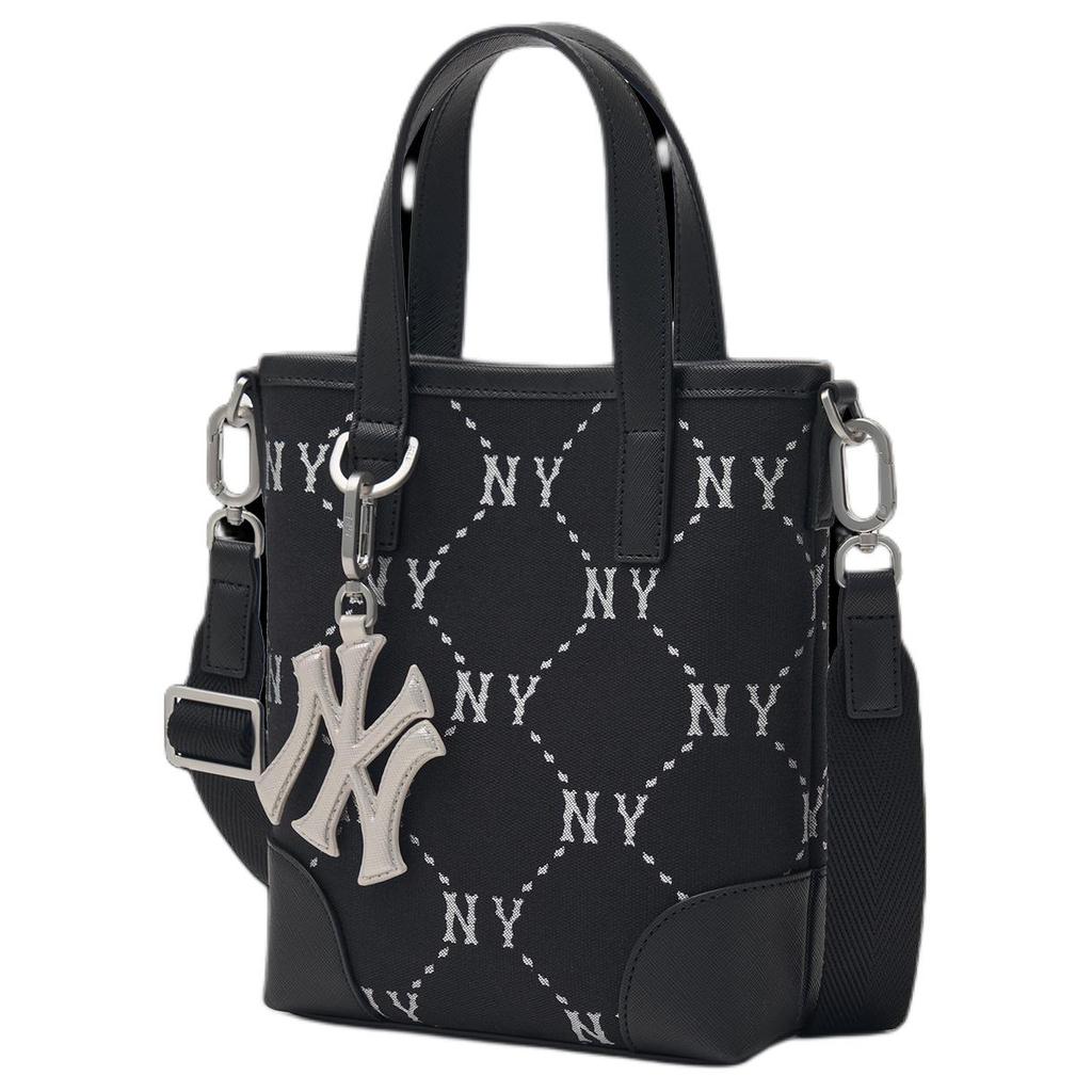 New MLB Artificial Leather Shoulder Bag, Crossbody Bag, Handbag Clutch, Student Backpack Unisex Black 3ACRS054N-50BKS